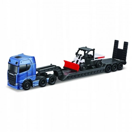Scania S770 V8 Truck Pianale Transporto 5600 Toolcat Pick-up Spazzaneve Snowplow 2021 1:64