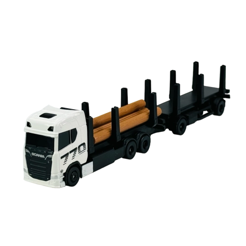 Scania S770 V8 Truck Transporting Logs 2021 1:64