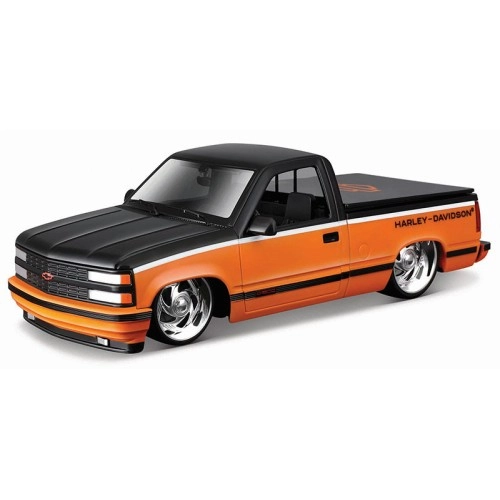 Chevrolet 454 SS Pick-Up Harley Davidson, Orange/Black, 1993 1:24
