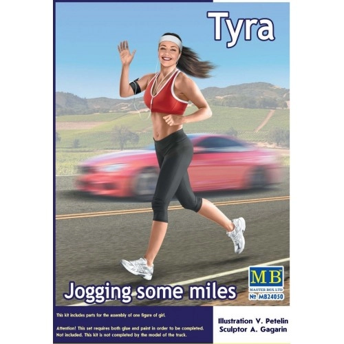 1:24 Jogging some miles. Tyra  1:24