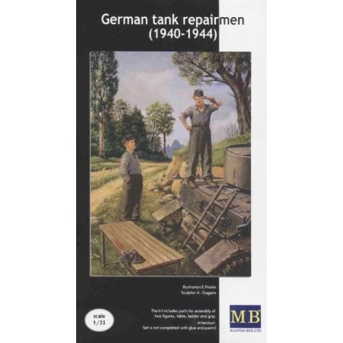 1:35 German tank repairmen (1940-1944) - 2 figures 1:35