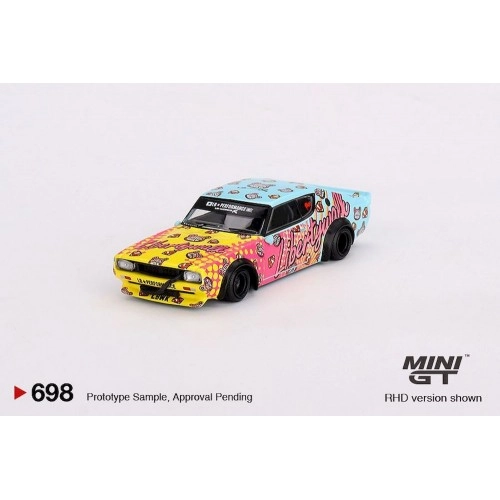 Macheta auto, Nissan Skyline Kenmeri Liberty Walk LBWK KUMA 1973  (RHD) 1:64