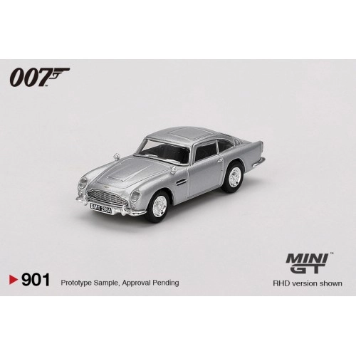Aston Martin DB5 James Bond 007 "Thunderball" English Blister Packaging, 1965 (RHD) 1:64