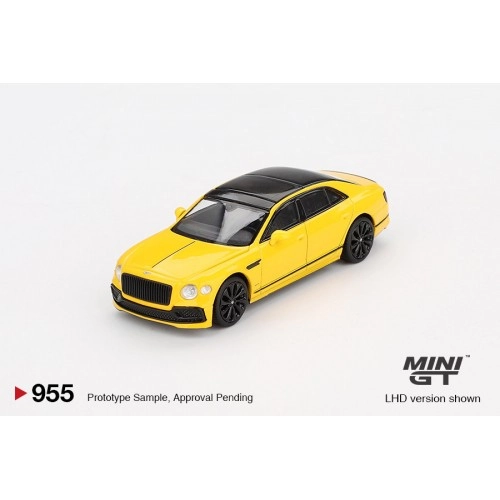 Bentley Flying Spur, Monaco Yellow, 2023 (LHD) 1:64