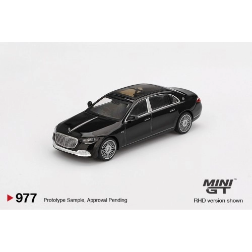 Mercedes-Maybach S 680, Black, 2022 (RHD) 1:64