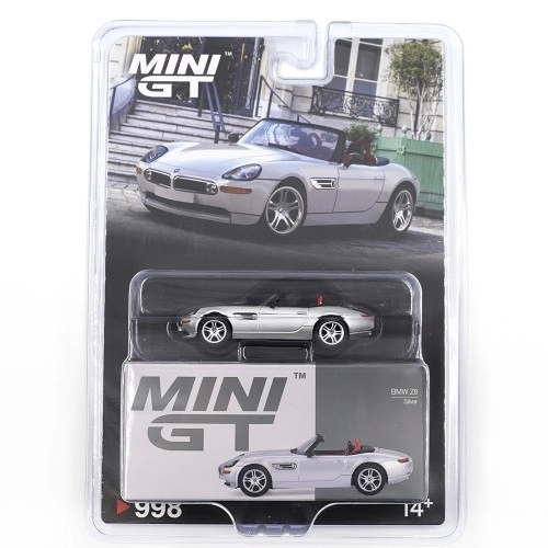 BMW Z8, Titanium Silver, 2003 (LHD) (Blister Packaging) 1:64