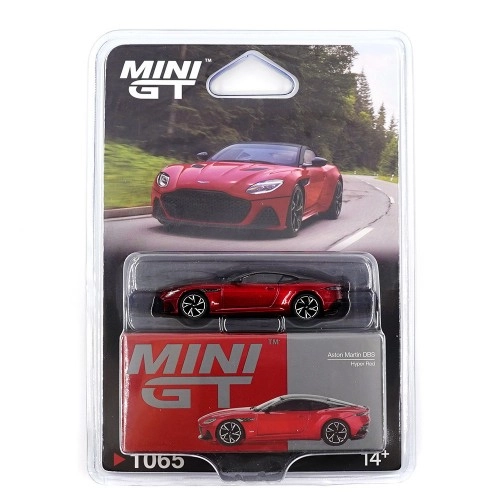 Aston Martin DBS Hyper, Red, 2023 (LHD) (Blister Packaging) 1:64