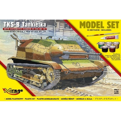 TKS-B Polska Tankietka - z NKM 20 mm wz. 38 