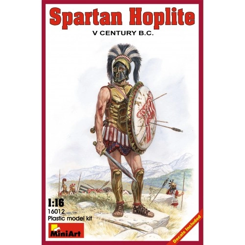 1:16 Spartan Hoplite.  V century B.C. 1:16