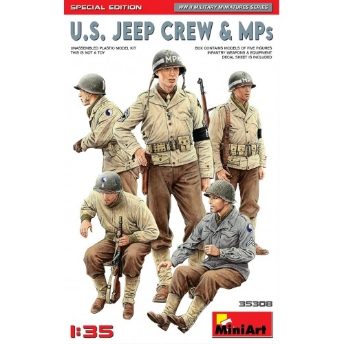 1:35 U.S. Jeep Crew & MPs. Special Edition 1:35