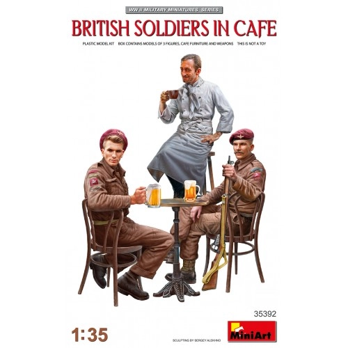 1:35 British Soldiers in Cafe 1:35