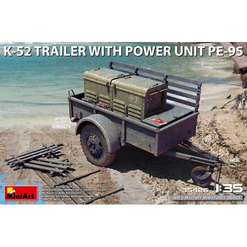 1:35 K-52 Trailer w/Power Unit PE-95 1:35