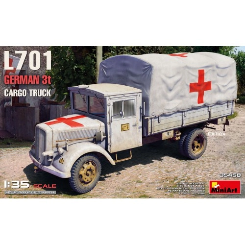 1:35 L701 German 3t Cargo Truck 1:35