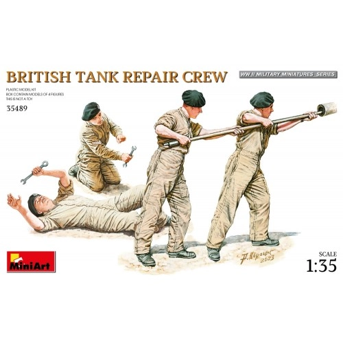 1:35 British Tank Repair Crew - 4 figures 1:35