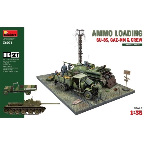 1:35 Ammo Loading (SU-85,GAZ-MM&Crew). Big Set 1:35