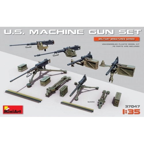 1:35 U.S. Machine Gun Set (with photo-etched parts) 1:35