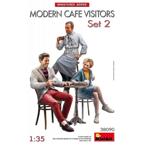 1:35 Modern Cafe Visitors Set #2 1:35