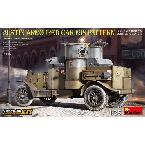 1:35 Austin Armoured Car 1918 Pattern. Ireland 1919-21. British Service. Interior Kit 1:35