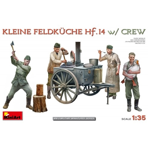 1:35 Kleine FeldkÃ¼che Hf.14 w/Crew - 4 figures 1:35