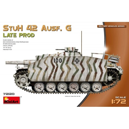 1:72 German assault gun StuH 42 Ausf. G  - Late Prod 1:72