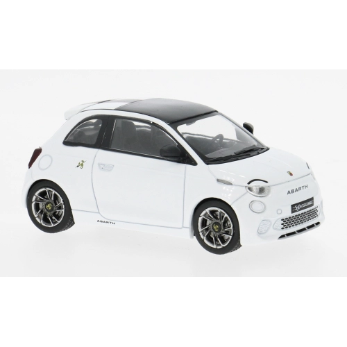 Fiat 500e Abarth, White, 2024 1:43