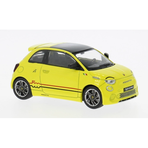 Fiat 500e Abarth, Yellow, 2024 1:43