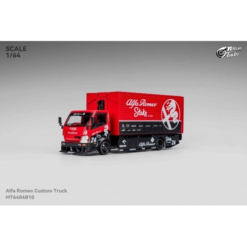 Alfa Romeo Box Truck, AR Red 1:64