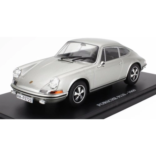 Porsche 911S, Silver, 1969 1:24