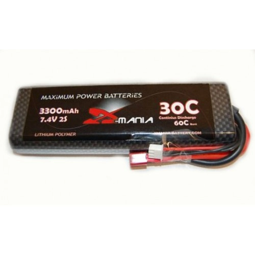 3300mAh 7.4V 60C HardCase ManiaX 
