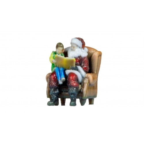 Father Christmas and Boy - Color 3D Print H0 /1:87/