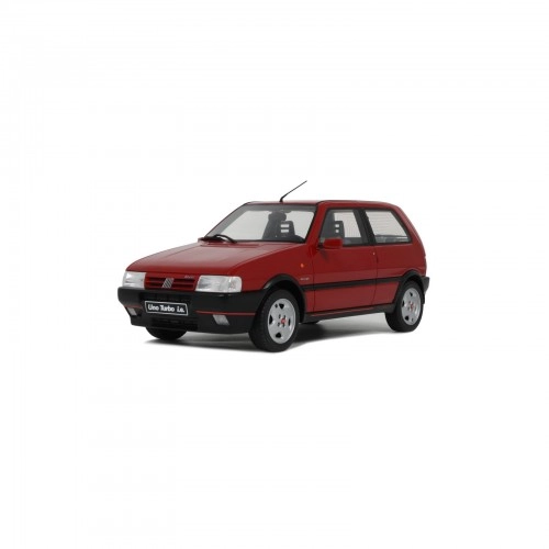 Fiat Uno Turbo i.e Rosso Racing, Red, 1990 1:18