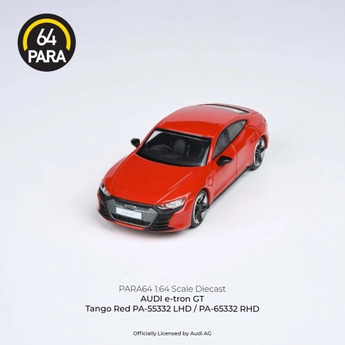 Audi E-Tron GT, Tango Red (LHD) 1:64