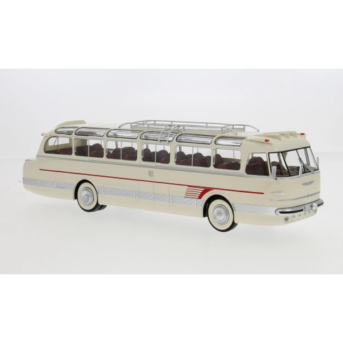 Ikarus 55-53, White/Dark Red, 1953 1:43