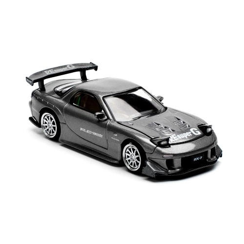 Mazda RX7 RE-AMEMIYA, Gun Metal 1:64