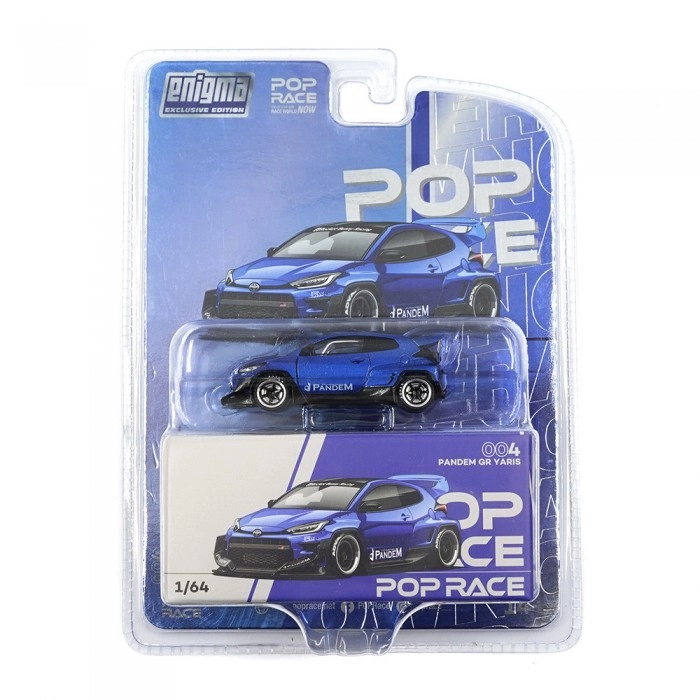 Toyota Pandem GR Yaris, Blue Metallic - Enigma Exclusive 1:64 Toyota Pandem GR Yaris, Blue Metallic - Enigma Exclusive 1:64