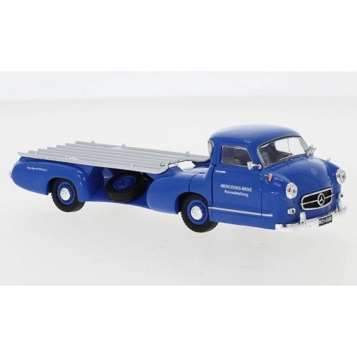 Mercedes Race Car Quick Transportation, the blue Wonder, 1955 1:43