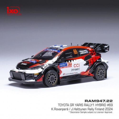 Toyota GR Yaris Rally1 Hybrid #69 R.Kalle, H.Jonne Secto Rally Finland 2024 1:43