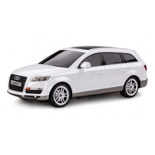 Masina Rastar, Audi Q7 1:24 RTR cu Telecomanda - Alb