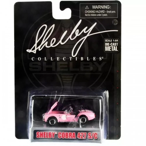 Shelby Cobra 427 S/C Shelby 50Th Anniversary (Pink) 1997 1:64