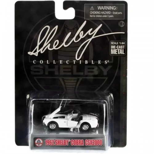 Shelby Cobra SCX2000 Shelby 50Th Anniversary (White) 1962 1:64