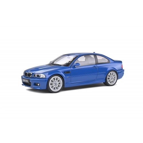 Macheta auto, BMW E46 M3 - Albastru - 2000 1:18