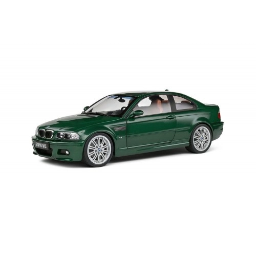 Macheta auto, BMW E46 M3 COUPÐ• GREEN 2000 1:18