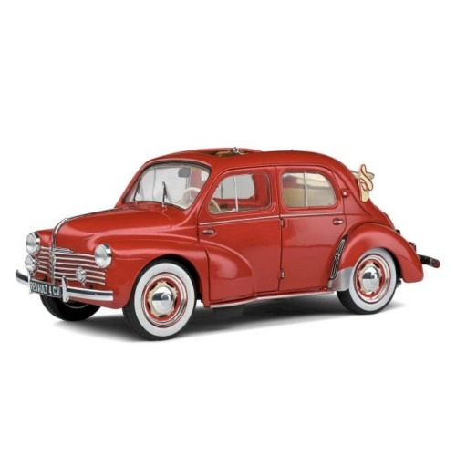 RENAULT 4CV DECOUVRABLE RED 1951 1:18