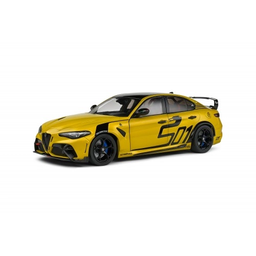 Macheta auto, ALFA ROMEO GIULIA GTA NAGEMAAKT YELLOW 2022 1:18