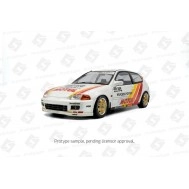 Macheta auto, Honda Civic (EG6) Solido Works Mugen Racing, White, 1992 1:18