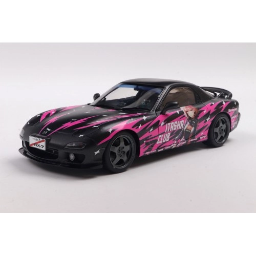 Mazda RX7 FD3RS Solido Works Itasha Club, Pink, 1999 1:18
