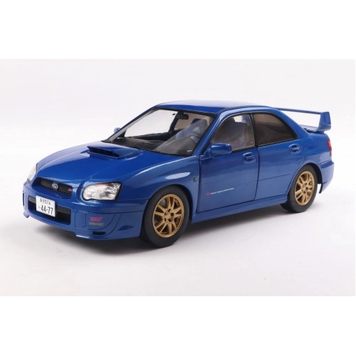 SUBARU IMPREZA WRX STI SONIC BLUE 2003 1:18