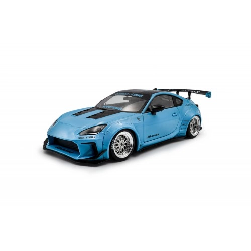 Toyota GR86 LBWK Body Kit, Baby Blue, 2024 1:18