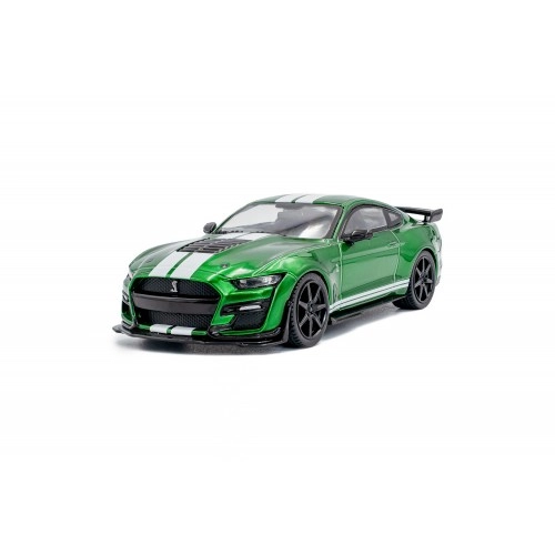 Ford Mustang Shelby GT500, Eruption Green Metallic w/White Stripes, 2020 1:43
