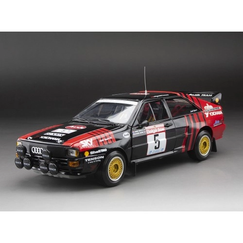 Macheta auto, Audi Quattro A2 -#5 J.Bosch/S.Bond - Circuit des Ardennes 1986 1:18